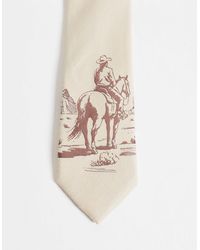 ASOS - Western Graphic Tie - Lyst