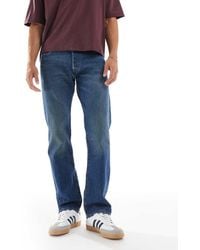 Levi's - Vaqueros De Corte Recto Con Lavado Vintage Oscuro 501 '93 De -Azul Marino - Lyst