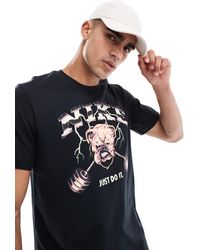 Nike - Bulldog Print T-shirt - Lyst