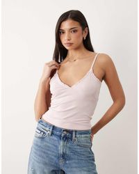 ASOS - Slinky Ruffle Detail Cami Top - Lyst