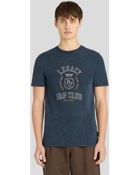 Lyle & Scott - Ss T-Shirts Washed Fan Club Graphic T-Shirt - Lyst