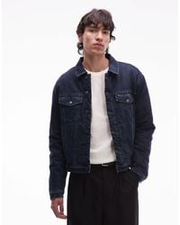 Tommy Hilfiger - Denim Jacket With Teddy Lining - Lyst