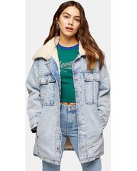 Borg Collar Jackets for Women - Up to 