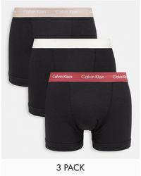 Calvin Klein - Asos Exclusive 3 Pack Modern Cotton Trunks - Lyst
