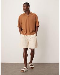 SELECTED - Pleat Chino Shorts - Lyst