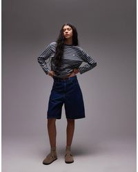 Carhartt - – brandon – locker geschnittene jeans-shorts - Lyst