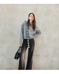 Bershka - Tall Wide-leg Trousers - Lyst