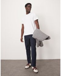 SELECTED - Ruimvallende Toelopende Broek Met Tailleband - Lyst