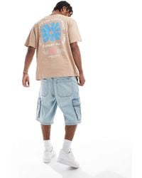 Jack & Jones - Oversize T-shirt With Columbia Road Back Print - Lyst