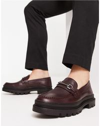 Red tape loafers for men Clearance
