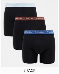 Calvin Klein - 3-pack Boxer Brief With Contrast Waistband - Lyst