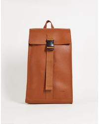 Fenton Clip Flap Backpack - Brown