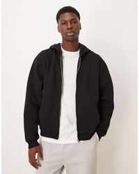 ASOS - – kastige basic-kapuzenjacke - Lyst