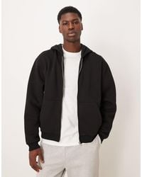 ASOS - – kastige basic-kapuzenjacke - Lyst