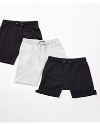 French Connection - 3 Pack Cotton Jersey Shorts - Lyst