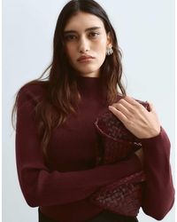 ARRANGE - Soft Knit Long Sleeve Bodysuit - Lyst