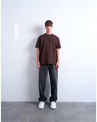 TOPMAN - Ruimvallend T-Shirt - Lyst