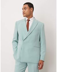 ASOS - Giacca Da Abito Doppiopetto Vestibilità Classica - Lyst