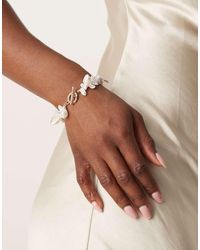 ASOS - Armband Met Imitatieparels En T-Staafje - Lyst
