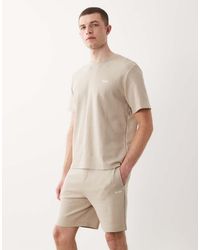 BOSS - Waffle Co-Ord Lounge Shorts - Lyst