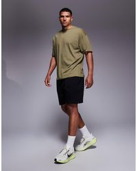 4505 - Icon - short oversize molletonné en coton épais à séchage rapide - Lyst