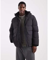 SELECTED - Nylon Puffer Jacket - Lyst