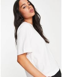 Weekday Prime Cotton T-shirt in Black 