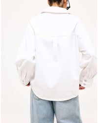 NA-KD - Oversized Denim Shirt - Lyst