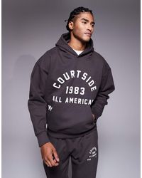Courtside - Oversized Pullover Hoodie - Lyst