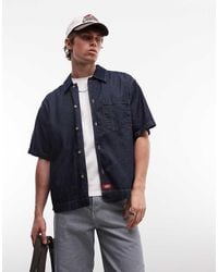 Dickies - Short Sleeve Denim Shirt - Lyst