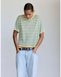 Pull&Bear - Fine Knit Striped Jumper - Lyst