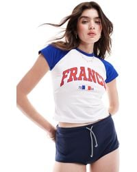 JJXX - Baby T-shirt With France Chest Print - Lyst