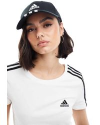 adidas Originals - Adidas Baseball 3 Stripe Cap - Lyst