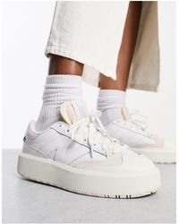 New Balance - Zapatillas deportivas blancas y rosas ct302 - Lyst
