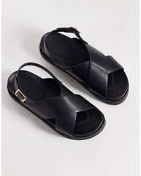 ONLY - Cross Front Sandals - Lyst