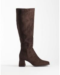 SEQWL - – fisher – kniehohe stiefel aus wildlederimitat - Lyst