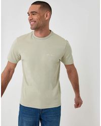Threadbare - Cotton Crew Neck Script T-Shirt - Lyst