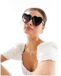New Look - – herzförmige sonnenbrille - Lyst