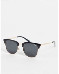 Quay Quay Evasive Retro Sunglasses With Polarised Lens - Black