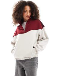 Cotton On - Cotton On Classic Fleece Oversized Half Zip Sweater - Lyst