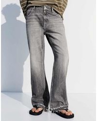 Bershka - Straight Flared Jeans - Lyst