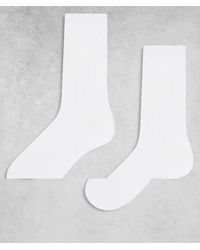 Only & Sons - Set Van 2 Geribbelde Sokken - Lyst