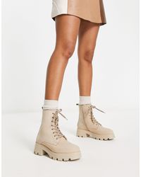 London Rebel - Drench Lace Up Boot - Lyst
