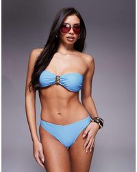 Candypants - Geometric Print High Leg Bikini Bottom - Lyst