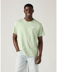 Levi's - Ruimvallend T-Shirt Van Katoen - Lyst
