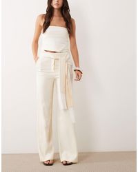 Mango - Newyork Tailored Relaxed Trouser Co-ord - Lyst