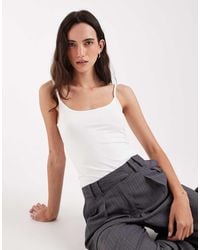 ASOS - Breathemax Polyamide Scoop Neck Cami With Elastic Straps - Lyst