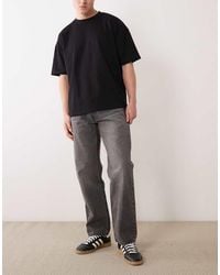 Abercrombie & Fitch - Loose Fit Jeans With Pocket Abrasions - Lyst