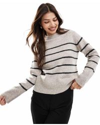 Vero Moda - Oversized Knitted Jumper - Lyst