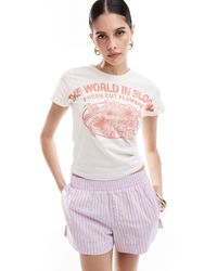 ASOS - Baby Tee With Fresh Flower Graphic - Lyst